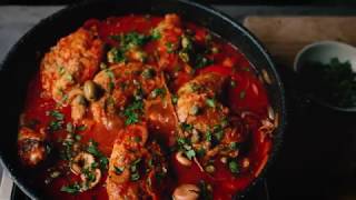 Poulet chasseur classique  vidéo de la recette  Stefano Faita [upl. by Tavi260]