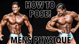 HOW TO MENS PHYSIQUE POSING [upl. by Htebazil]