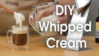 DIY whipped cream in 60 seconds [upl. by Dedie655]