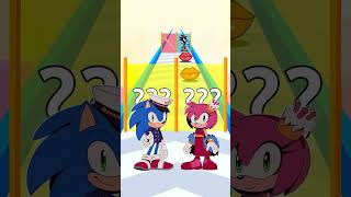 New Kiss Run Sonic vs Amy Rose Day 3 Challenge SonicTheHedgehog Sonic Shorts [upl. by Gardy]