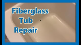 Repairing a Fiberglass tub [upl. by Torry89]