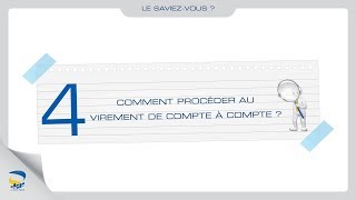 Comment effectuer un virement de compte à compte [upl. by Drawets565]