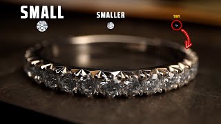 The Most Dazzling Eternity Ring Set With 33 Tiny Diamonds  WOW [upl. by Daryle]