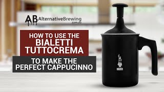 How to Use the Bialetti Tuttocrema Milk Frother [upl. by Adnarahs]