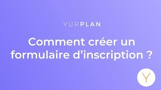 Comment créer un formulaire dinscription [upl. by Shina]