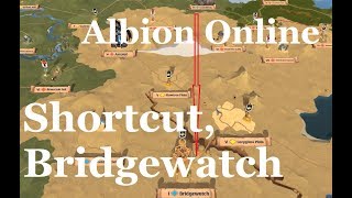 Albion Online  Caerleon to Bridgewatch fast almost safely [upl. by Teteak]