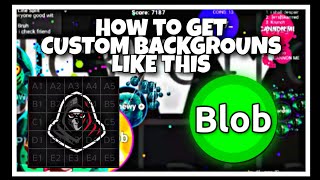 Blobio Mobile  How To Make Custom Backgrounds  😱 [upl. by Netnilc]