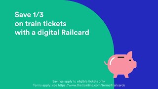 Digital Railcards from Trainline [upl. by Sorilda]