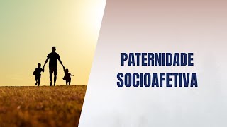 Paternidade socioafetiva [upl. by Pulchia]