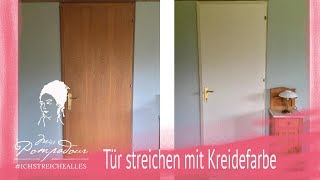 Tür streichen mit Kreidefarbe  MissPompadour Tutorial [upl. by Harris]