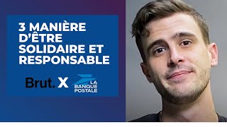 Comment être solidaire et responsable avec son argent   La Banque Postale x Brut [upl. by Yee]