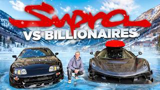 1000HP Supra terrorizing Billionaires Hypercarmeet in Switzerland [upl. by Tierell955]