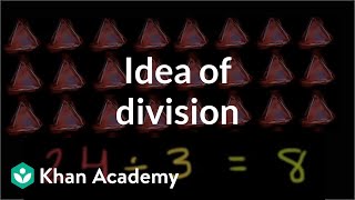 The idea of division  Multiplication and division  Arithmetic  Khan Academy [upl. by Townsend]