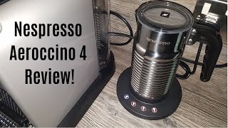 Nespresso Aeroccino 4 Milk Frother Review  Worth upgrading from the Aeroccino 3 [upl. by Eigger]