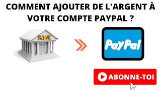 Comment ajouter de largent à votre compte PayPal  📣📣 [upl. by Yard]