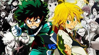 Nanatsu no Taizai vs Boku no Hero Academia  Kballerías de Rap  ft Mucha Gente [upl. by Ilatfen717]