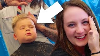 HILARIOUS TODDLER HAIRCUT [upl. by Mendie]