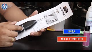 IKEA MILK FROTHER Review amp Battery Installation [upl. by Trow]