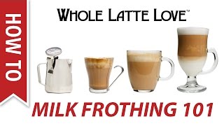 Milk Frothing for Beginners [upl. by Ottinger]