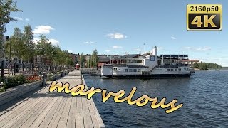 Lulea City Walk  Sweden 4K Travel Channel [upl. by Bridwell244]