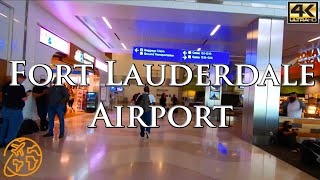 Fort Lauderdale Airport Hollywood International Airport FLL Florida Tour [upl. by Awe]