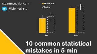 Ten Statistical Mistakes in 5 Min [upl. by Clevey]