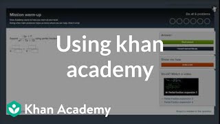 Using Khan Academy [upl. by Franchot]