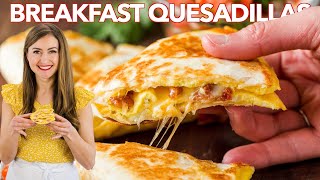 Breakfast Quesadillas Recipe  3 Easy Ways [upl. by Sessler]