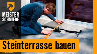 Steinterrasse bauen  HORNBACH Meisterschmiede [upl. by Syxela76]