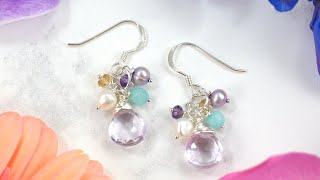 How to Make Jewelry DIY Earrings Part 2 of 4 Beginners Tutorial [upl. by Ylellan]