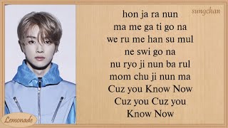 NCT U  Know Now Easy Lyrics [upl. by Audwen]