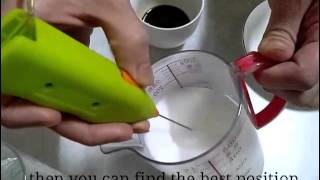 How To Make Latte Art with Mini Milk Frother [upl. by Harwin]