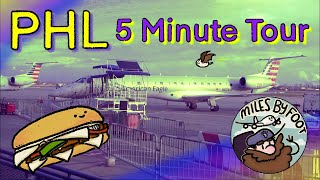 Philadelphia International Airport  A FiveMinute Tour [upl. by Llebpmac982]