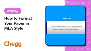 How to Format Your Paper in MLA Style  Chegg [upl. by Eznyl]