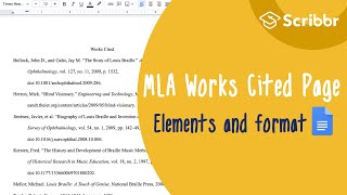 MLA Works Cited References and Formatting  Scribbr 🎓 [upl. by Seebeck]