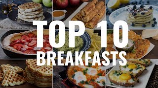 Easy 10 Breakfast Recipes [upl. by Hak]