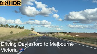 Driving Daylesford to Melbourne  Victoria Australia  4K HDR [upl. by Banna]