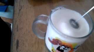 Aerolatte Review Frothing Cold Milk In Under 1 Minute [upl. by Batha]