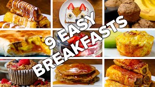 9 Easy amp Delicious Breakfasts [upl. by Yadseut]